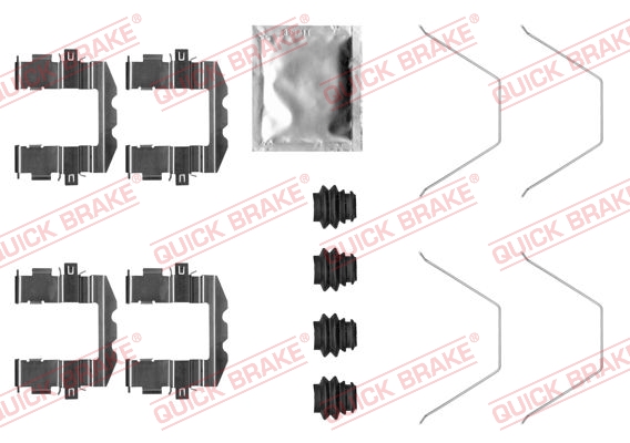 Quick Brake Rem montageset 109-0057