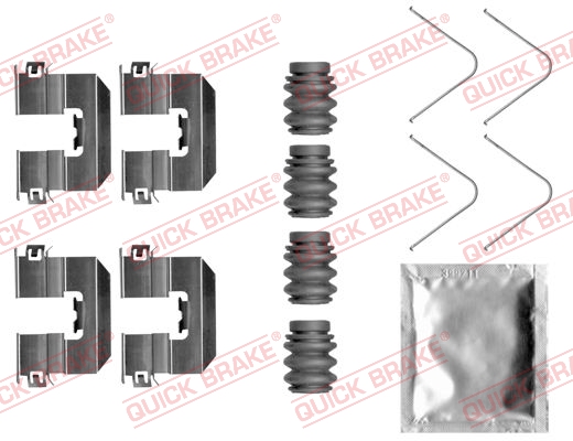 Quick Brake Rem montageset 109-0058