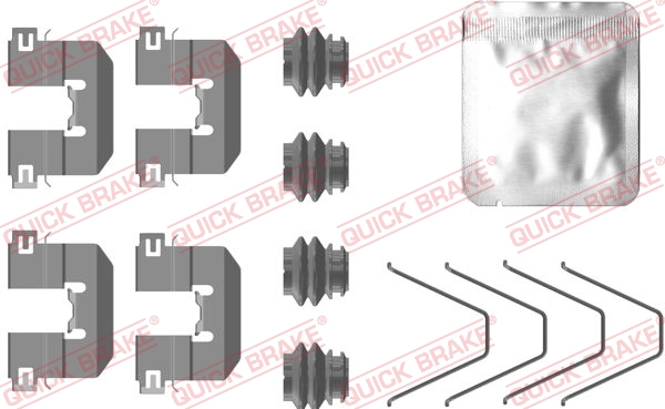 Quick Brake Rem montageset 109-0100