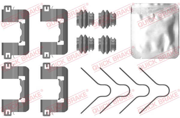 Quick Brake Rem montageset 109-0105