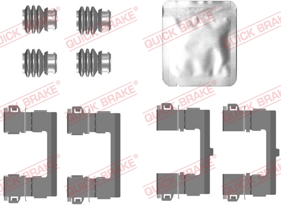 Quick Brake Rem montageset 109-0112