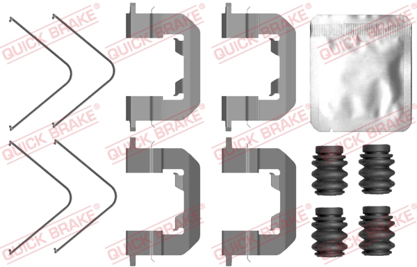 Quick Brake Rem montageset 109-0123