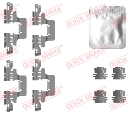 Quick Brake Rem montageset 109-0128