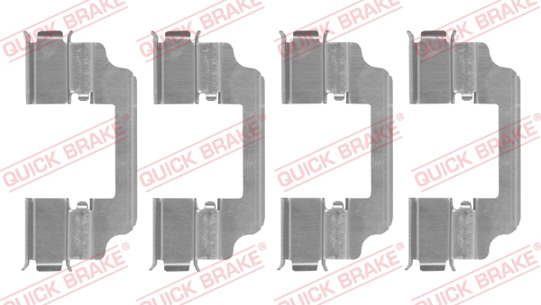 Quick Brake Rem montageset 109-0154
