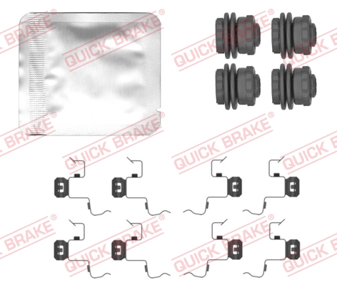 Quick Brake Rem montageset 109-0156