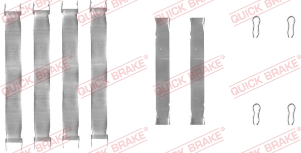 Quick Brake Rem montageset 109-0937