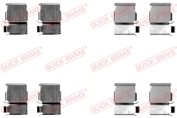 Quick Brake Rem montageset 109-1033