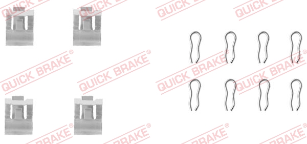 Quick Brake Rem montageset 109-1055