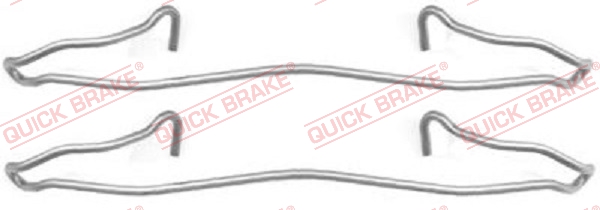 Quick Brake Rem montageset 109-1057