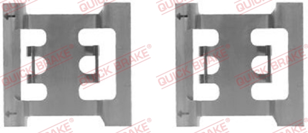 Quick Brake Rem montageset 109-1083