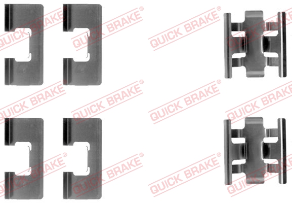 Quick Brake Rem montageset 109-1091