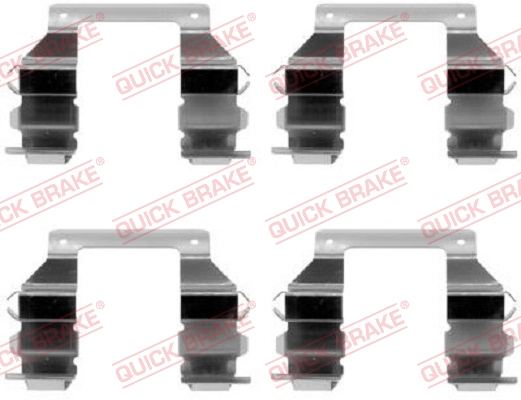 Quick Brake Rem montageset 109-1103