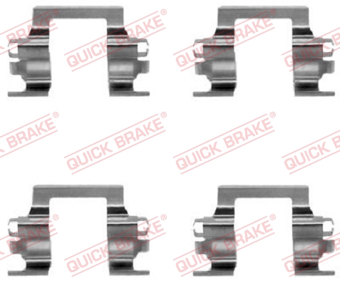 Quick Brake Rem montageset 109-1117