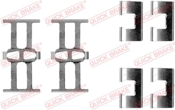 Quick Brake Rem montageset 109-1118