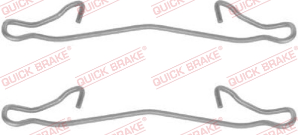 Quick Brake Rem montageset 109-1121
