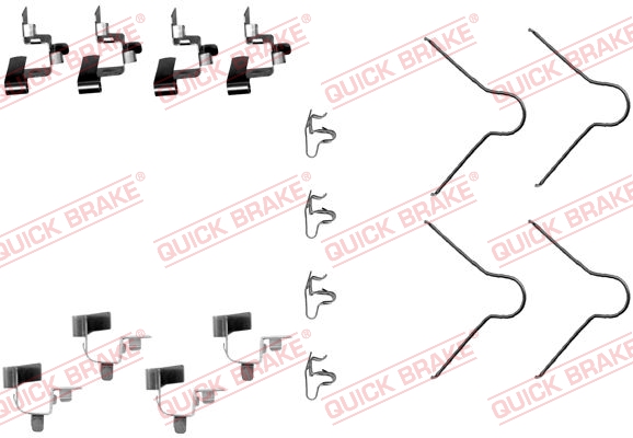 Quick Brake Rem montageset 109-1130