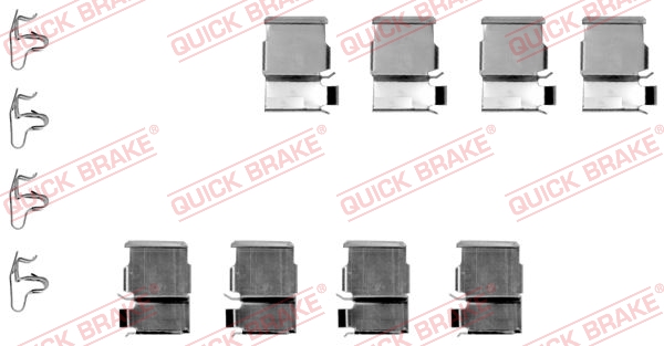 Quick Brake Rem montageset 109-1133