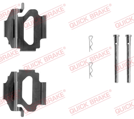 Quick Brake Rem montageset 109-1140