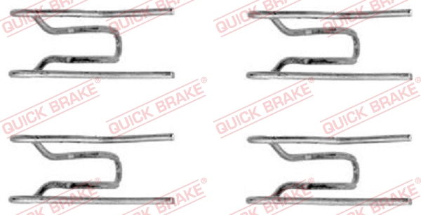 Quick Brake Rem montageset 109-1152