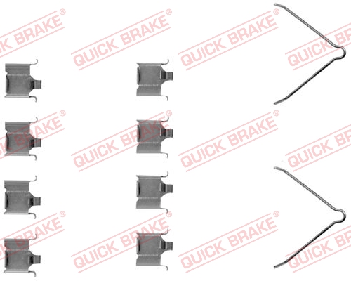 Quick Brake Rem montageset 109-1166