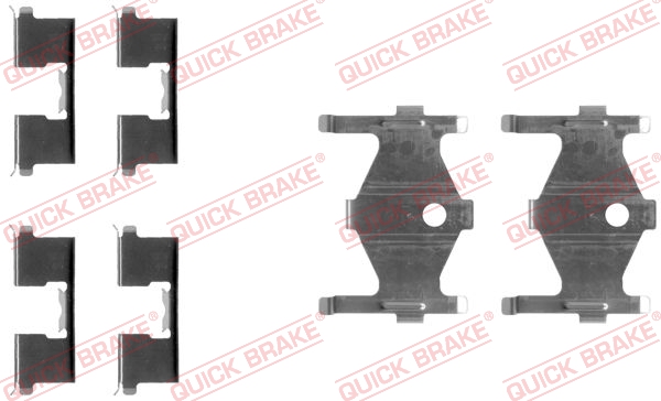 Quick Brake Rem montageset 109-1185