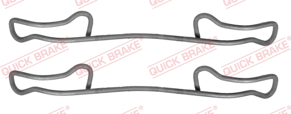 Quick Brake Rem montageset 109-1200