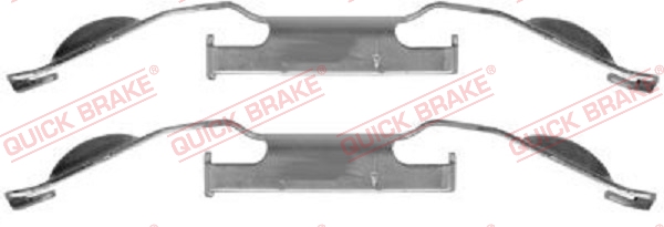 Quick Brake Rem montageset 109-1221