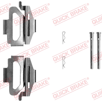 Quick Brake Rem montageset 109-1225