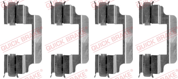 Quick Brake Rem montageset 109-1231