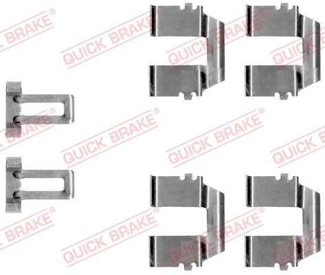 Quick Brake Rem montageset 109-1233