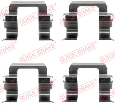 Quick Brake Rem montageset 109-1252