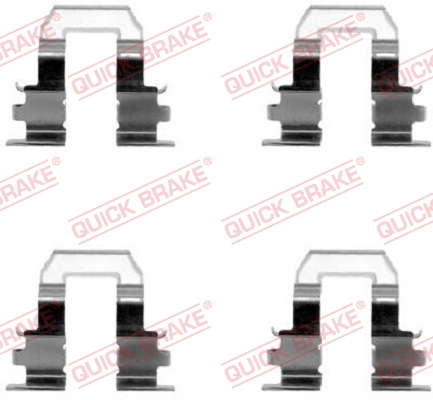 Quick Brake Rem montageset 109-1255