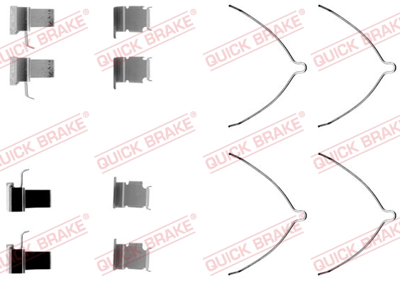 Quick Brake Rem montageset 109-1261