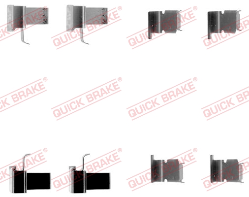 Quick Brake Rem montageset 109-1262