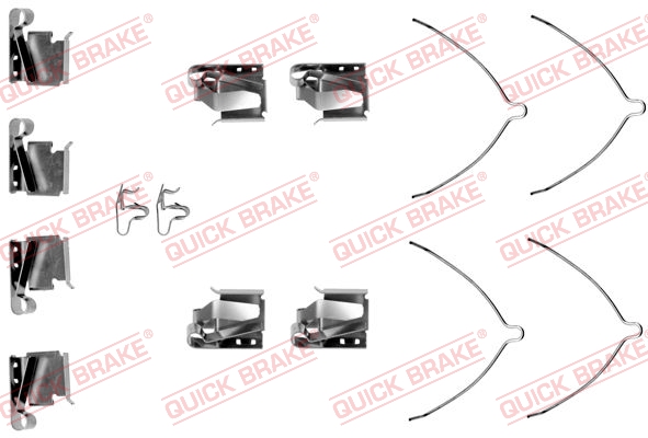 Quick Brake Rem montageset 109-1268