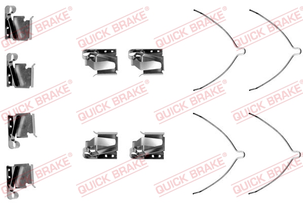 Quick Brake Rem montageset 109-1269