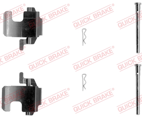 Quick Brake Rem montageset 109-1273