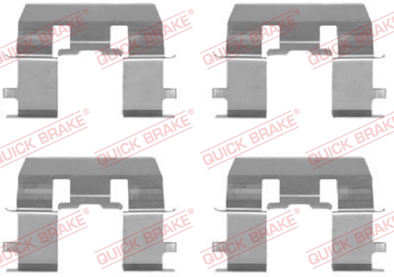 Quick Brake Rem montageset 109-1281