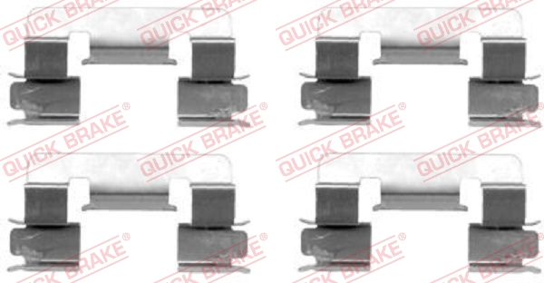 Quick Brake Rem montageset 109-1293