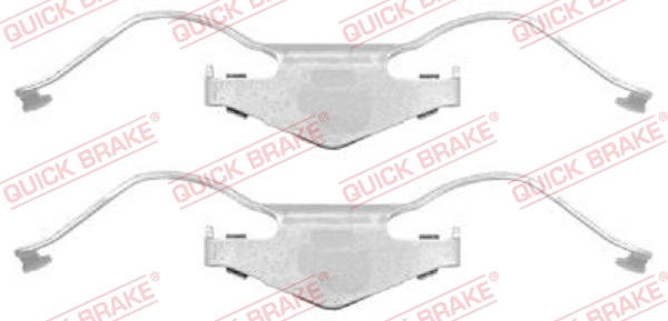 Quick Brake Rem montageset 109-1297