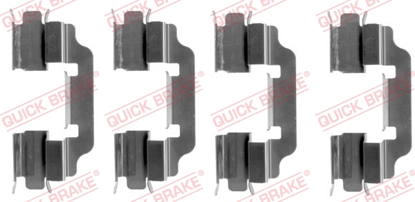 Quick Brake Rem montageset 109-1601