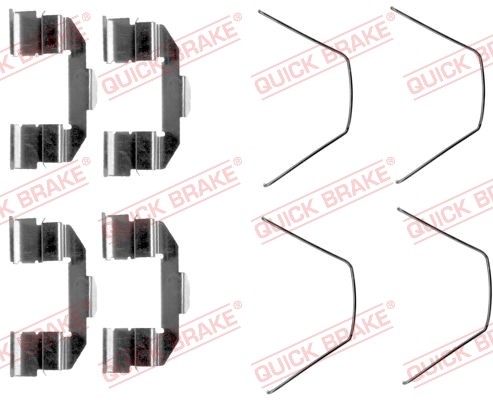 Quick Brake Rem montageset 109-1607