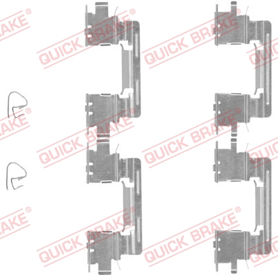 Quick Brake Rem montageset 109-1613
