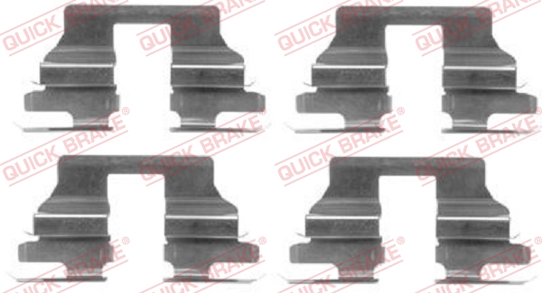 Quick Brake Rem montageset 109-1619