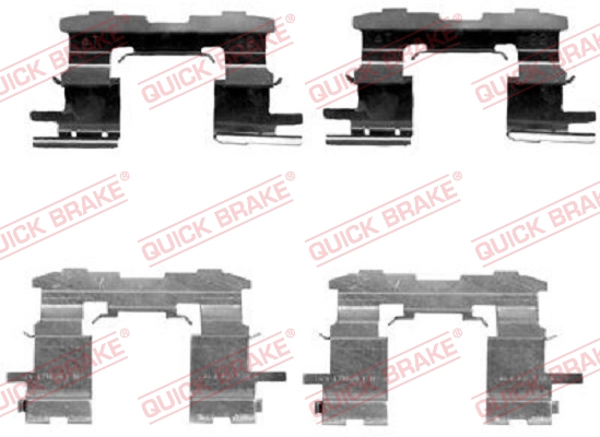 Quick Brake Rem montageset 109-1631