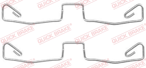 Quick Brake Rem montageset 109-1633