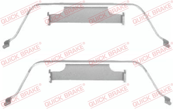 Quick Brake Accessoireset, schijfremblok 109-1638