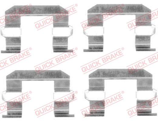 Quick Brake Rem montageset 109-1645