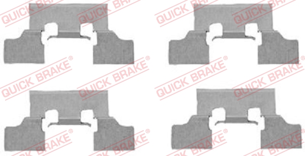 Quick Brake Rem montageset 109-1647