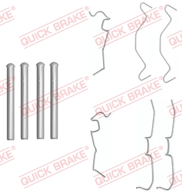 Quick Brake Rem montageset 109-1650